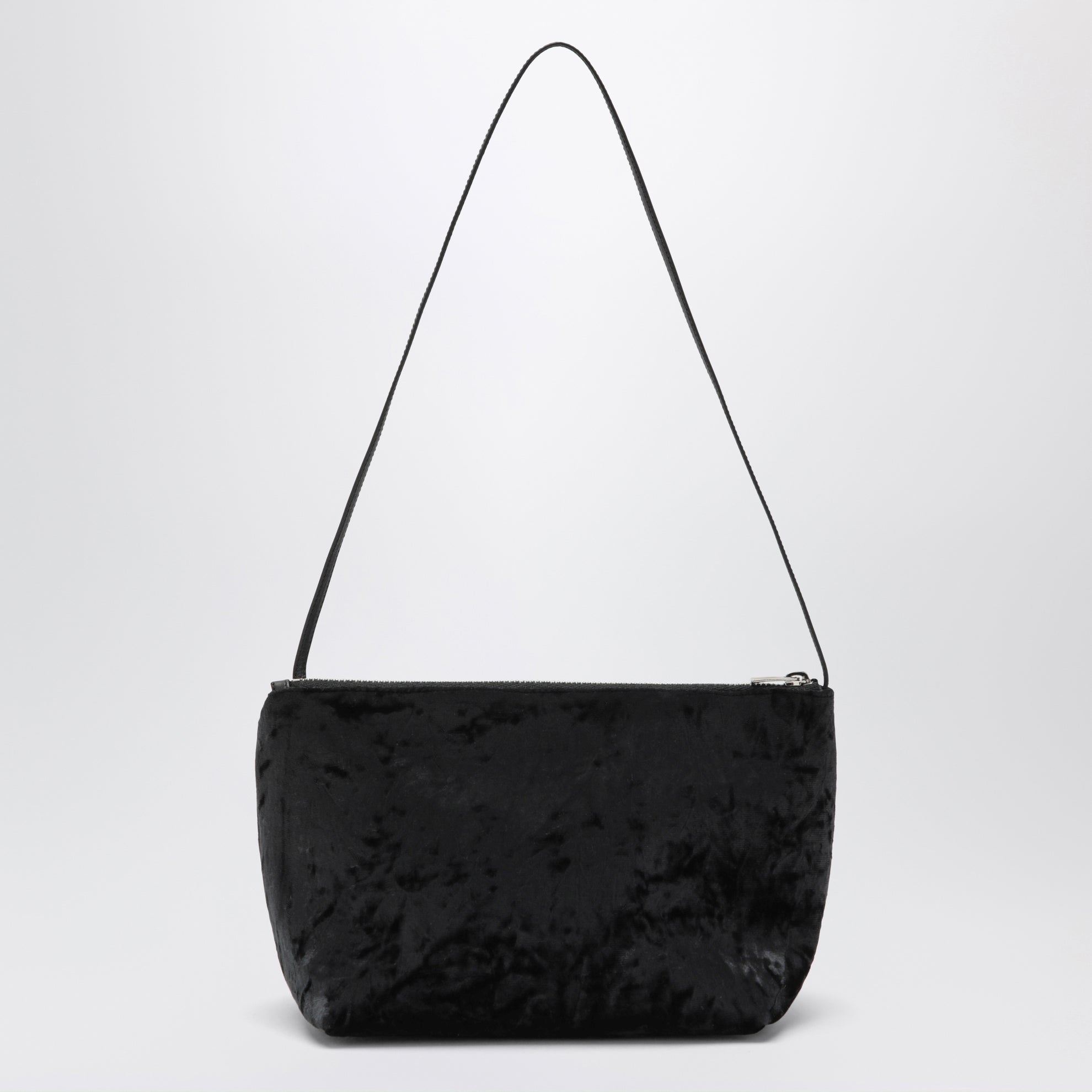 Corset black pouch in velvet
