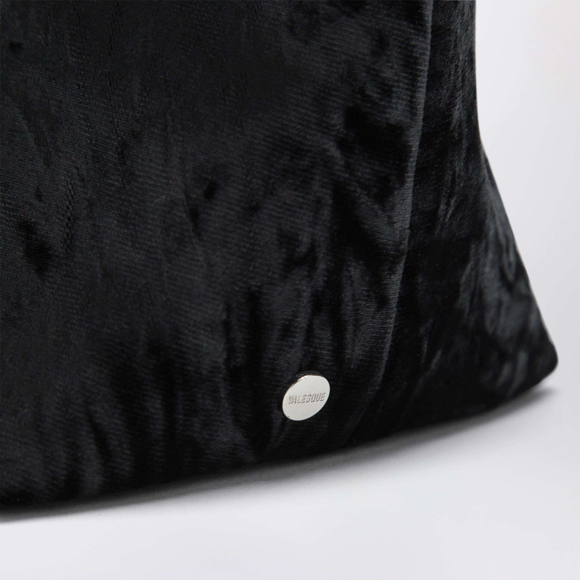 Corset black pouch in velvet