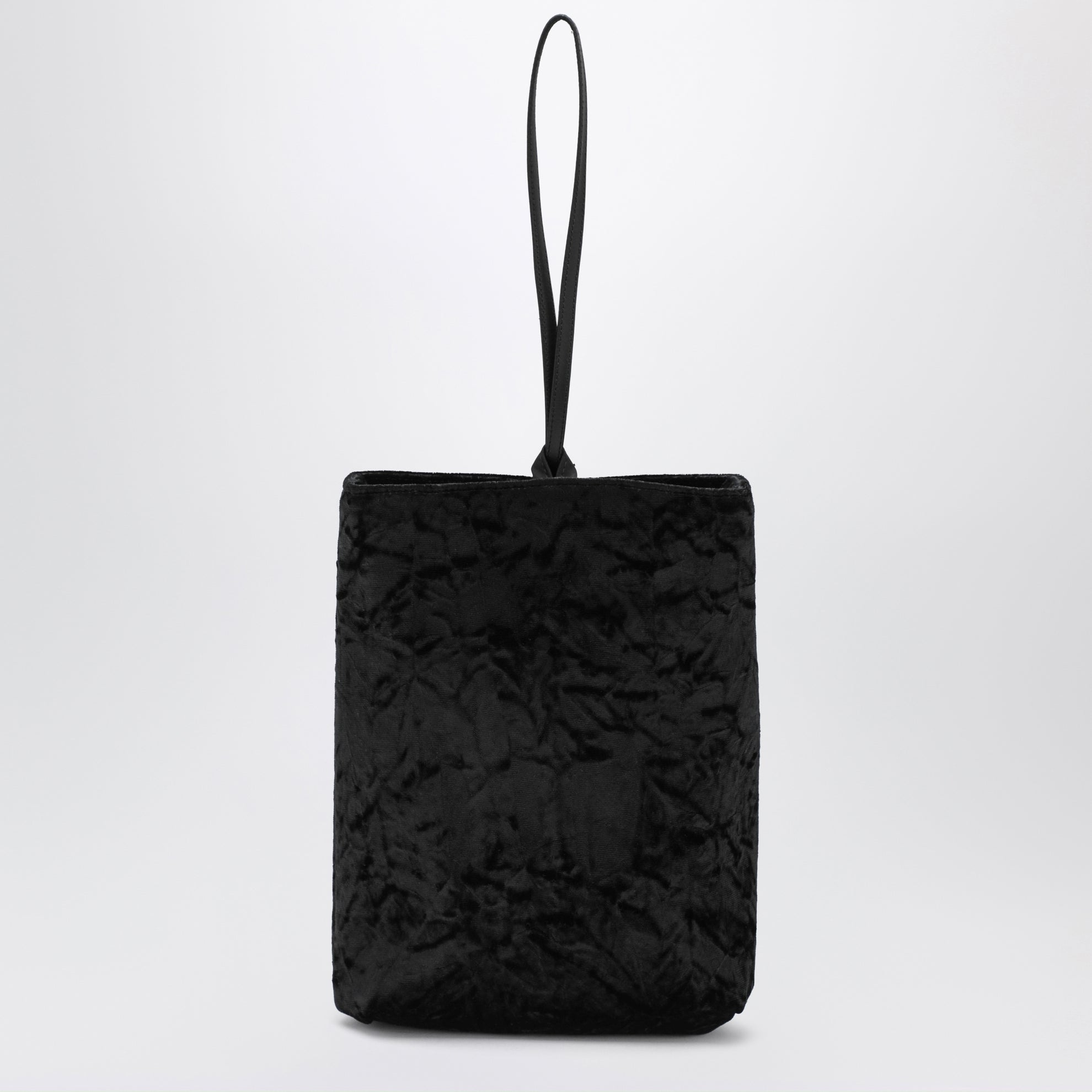 Pochette nera in velluto