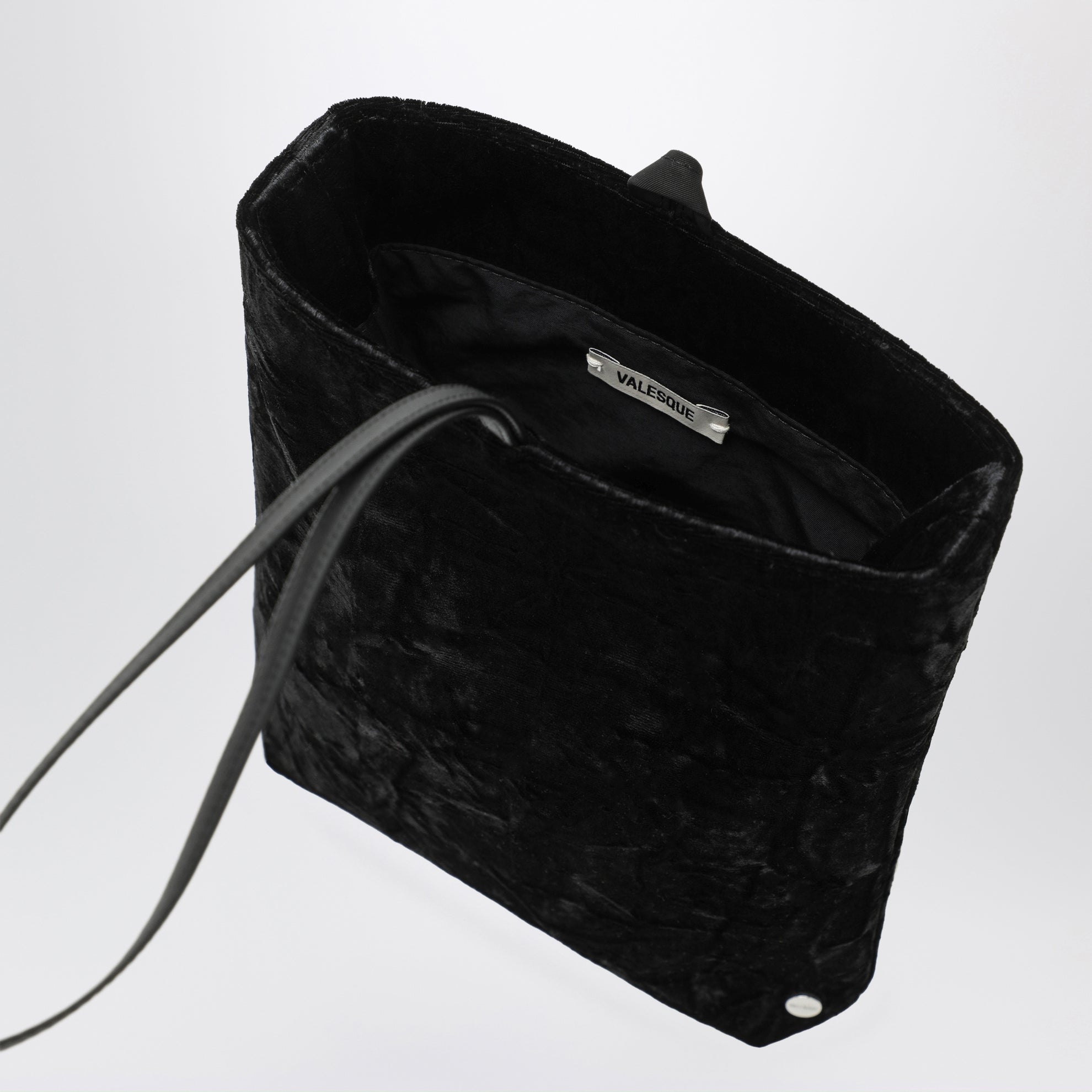 Pochette nera in velluto