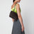 Spaghetti Tote Bag aus braunem Satin-Nylon