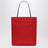 Thea red bag in satin nylon