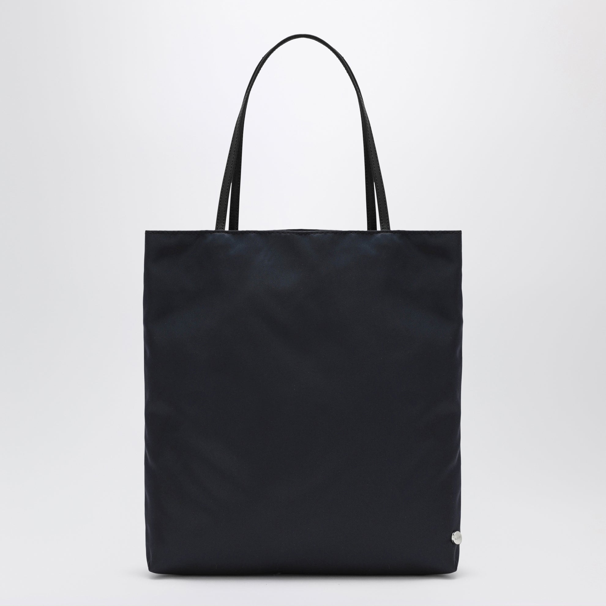 Marineblaue Thea Tasche aus Satin-Nylon