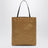 Petit sac cabas Thea en nylon satiné ocre foncé