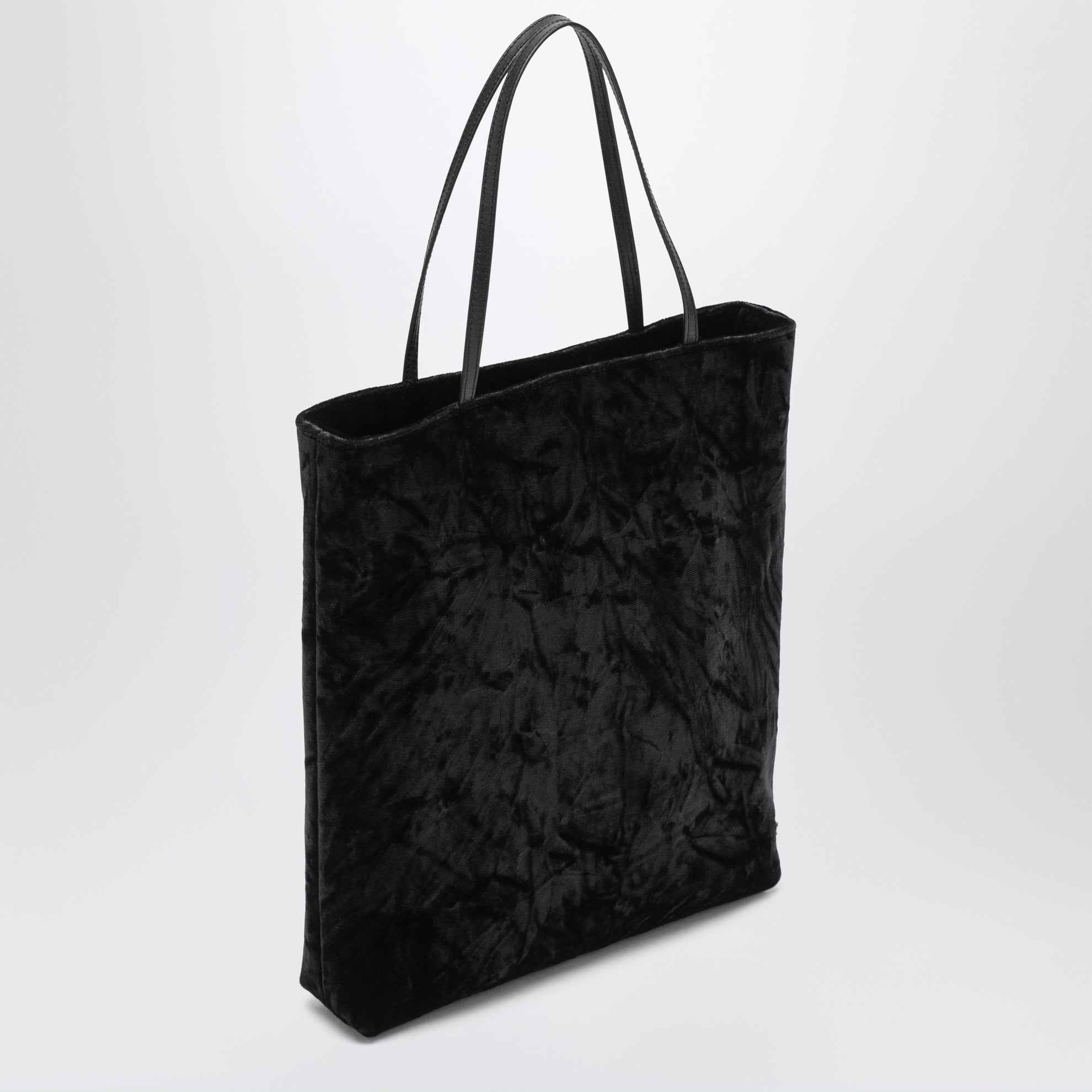 Borsa Thea nera in velluto