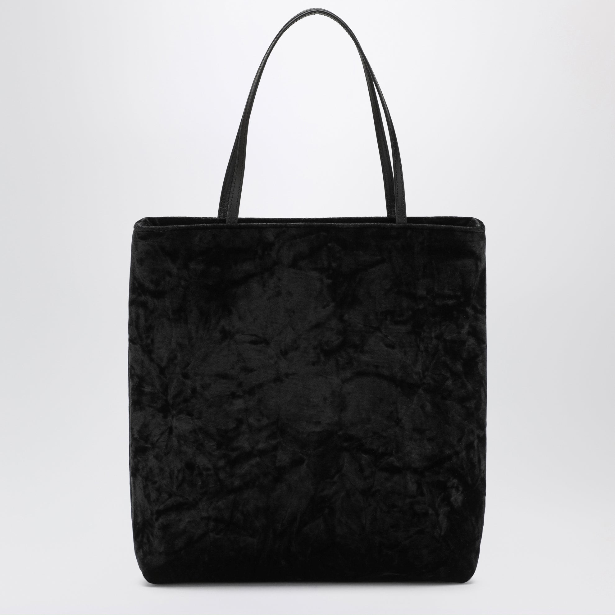 Borsa Thea nera in velluto