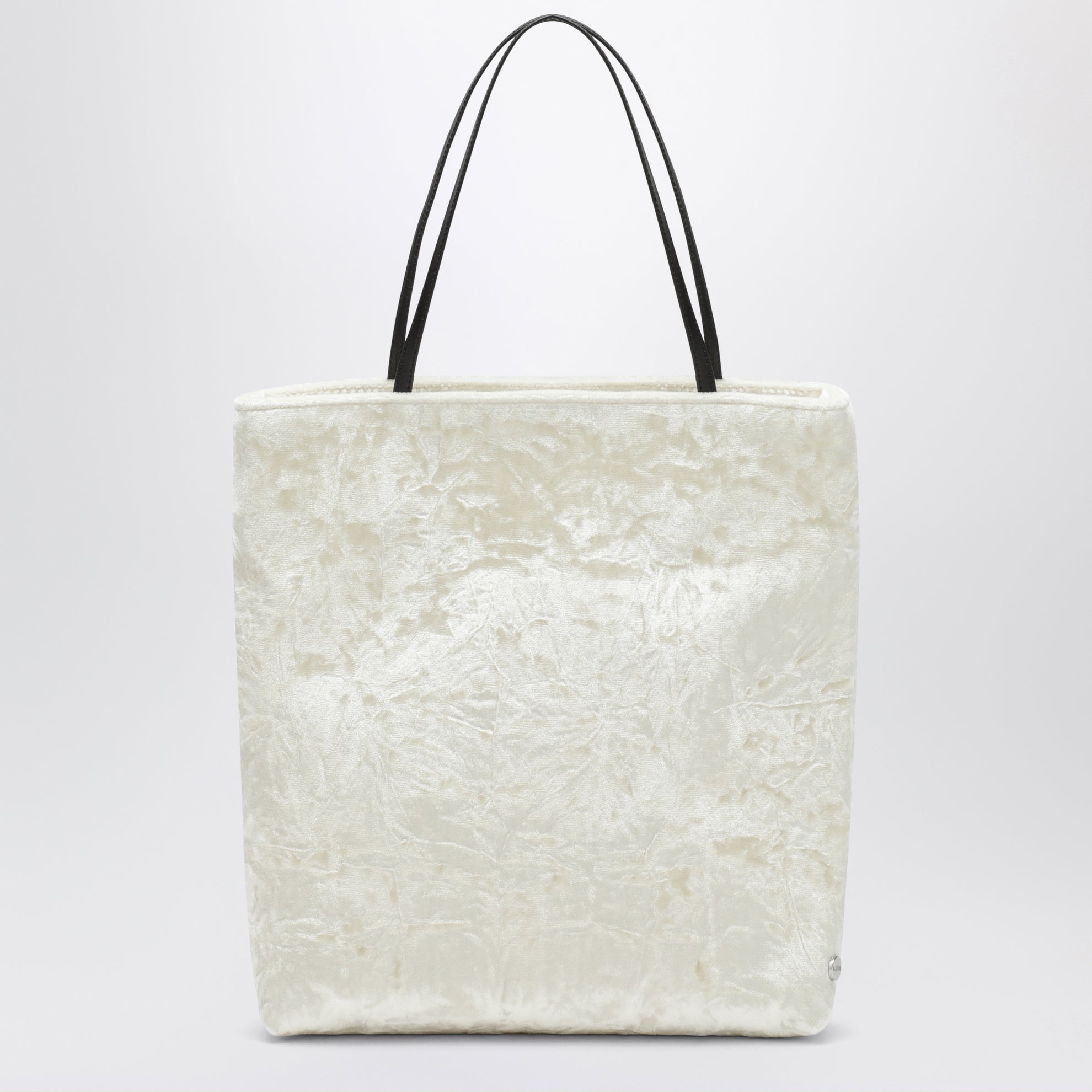 Thea white bag in velvet