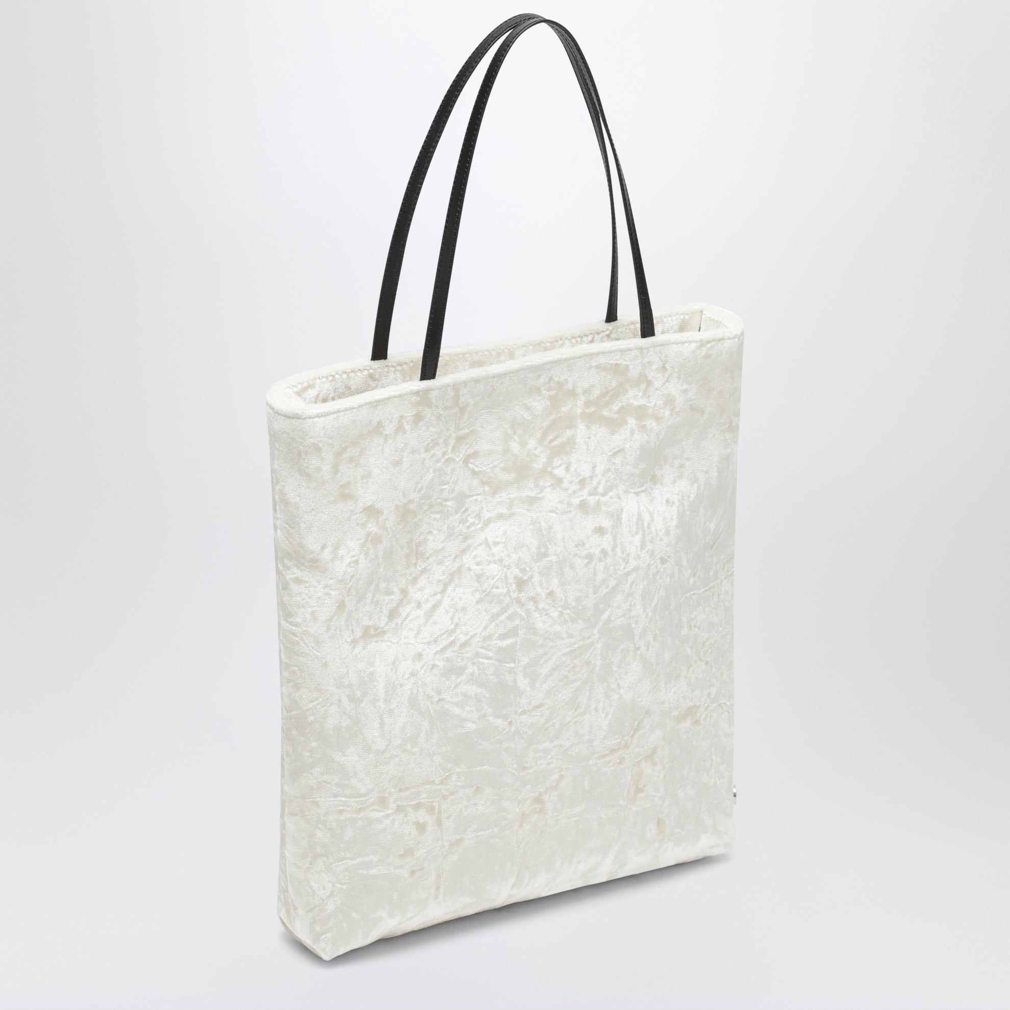 Thea white bag in velvet
