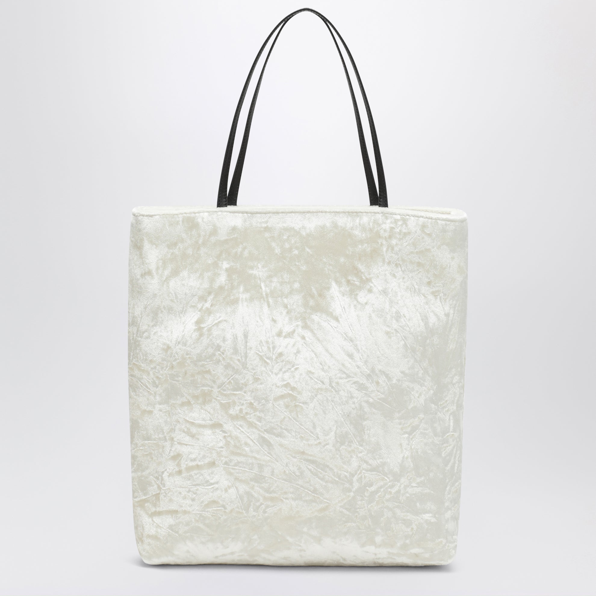 Thea white bag in velvet