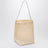 Bucket tote bag in pearl nylon