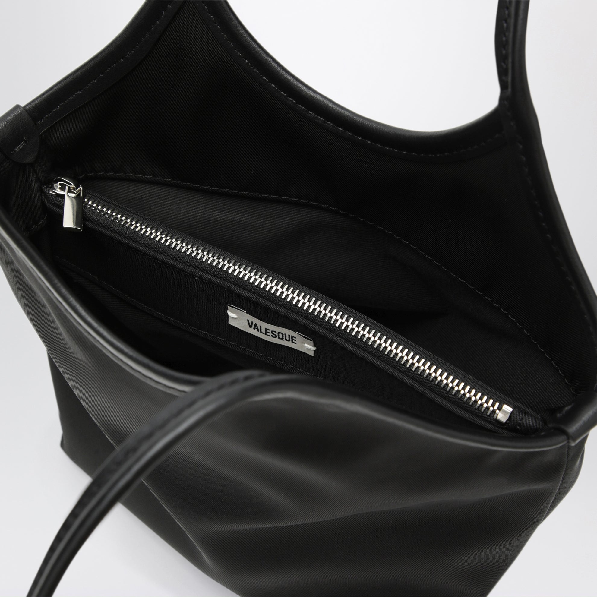 Small Cami tote bag in black nylon