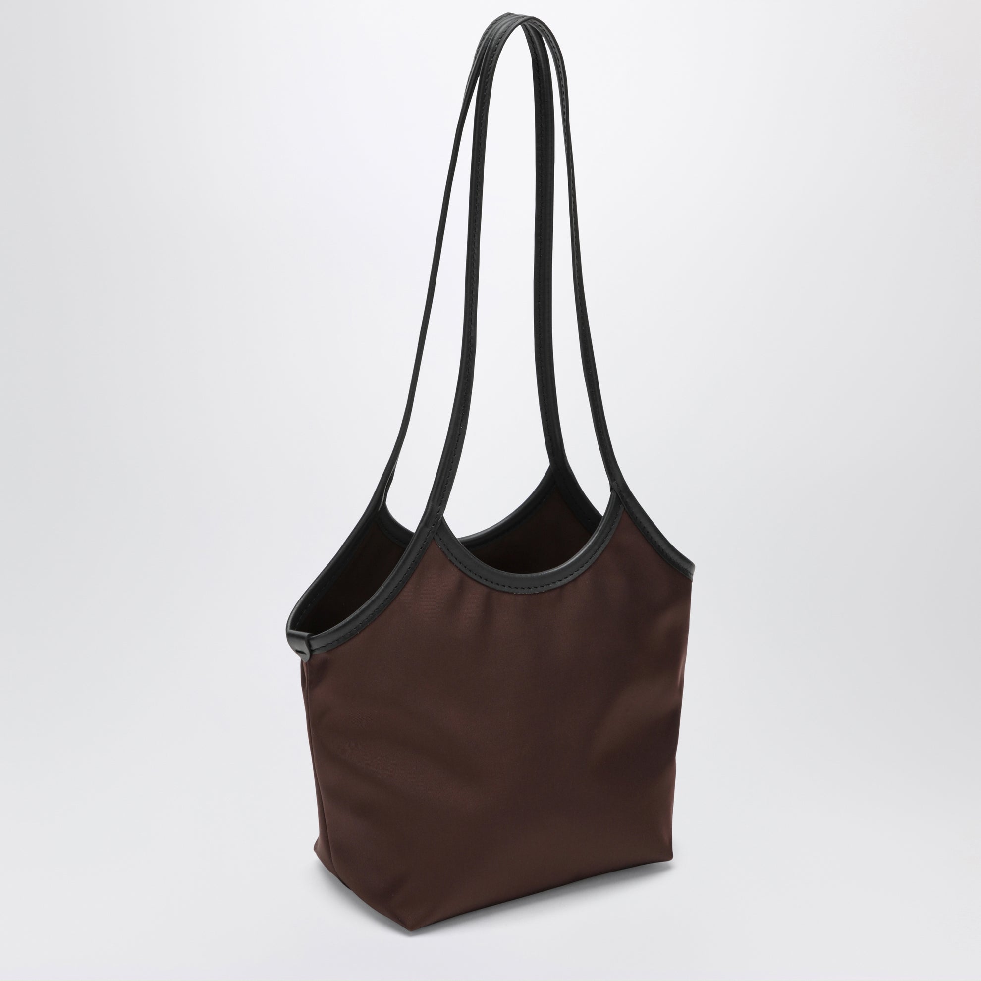 Small Cami tote bag in brown nylon