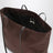Salome tote bag in brown twill