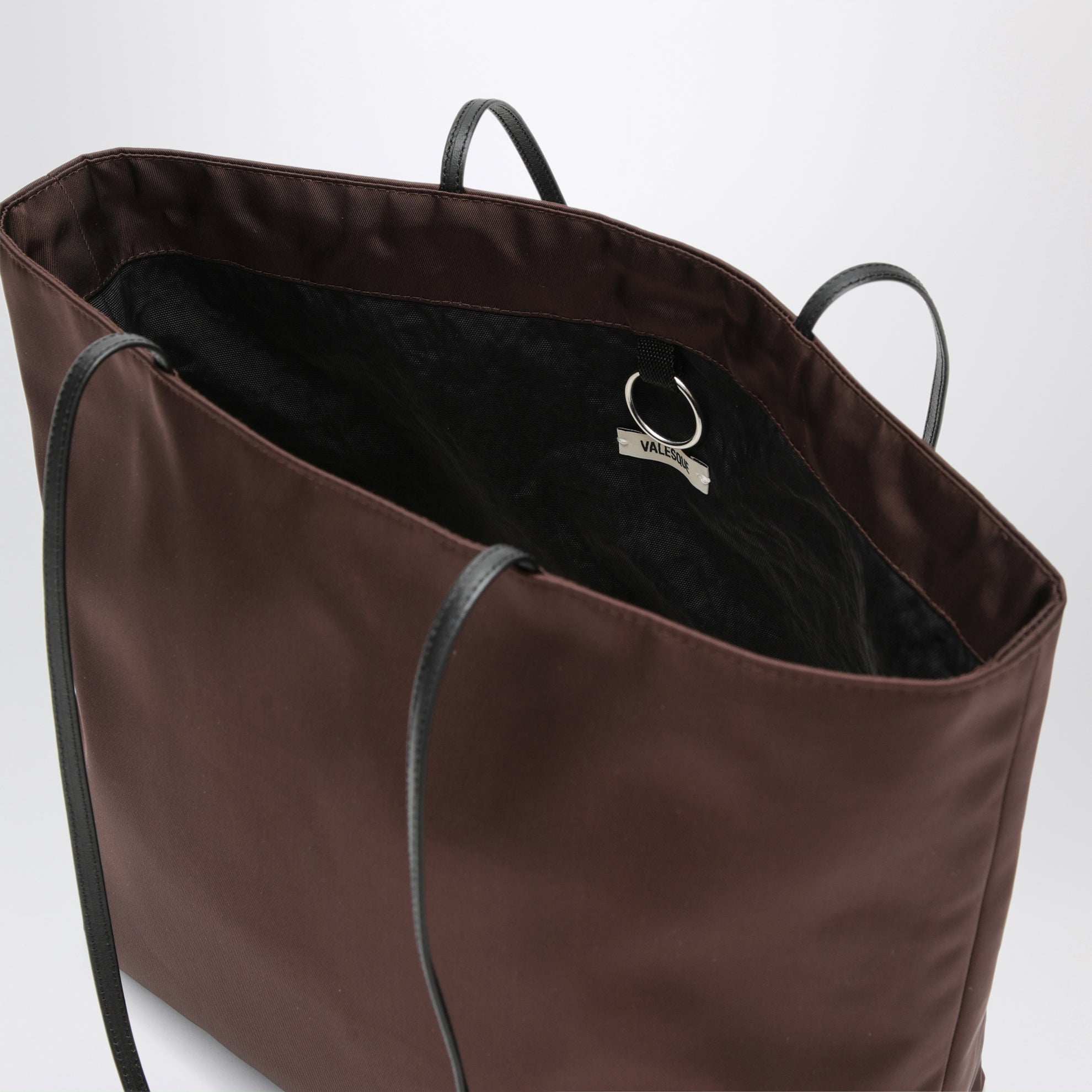 Salome tote bag in brown twill