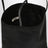 Kleine Thea Tote Bag aus schwarzem Satin-Nylon