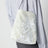 Cabas Bucket blanc en velours