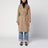 Beige deconstructed cashmere coat