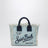 Borsa Colette a righe bianca/azzurra