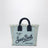 Borsa Colette a righe bianca/azzurra