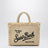 Small Colette bag in straw-effect fabric