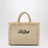 Small Colette bag in straw-effect fabric