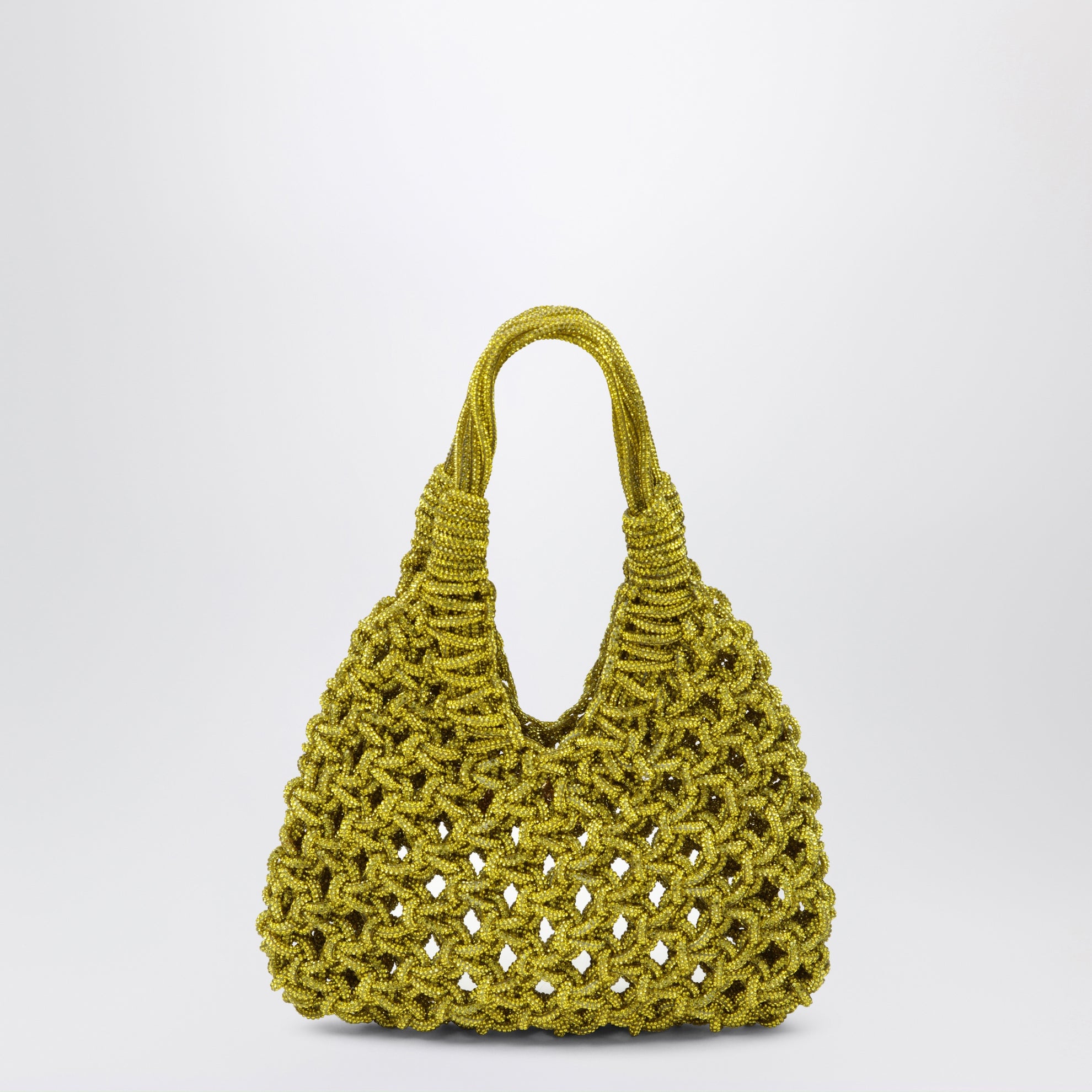 Vannifique citrine yellow bag with crystals