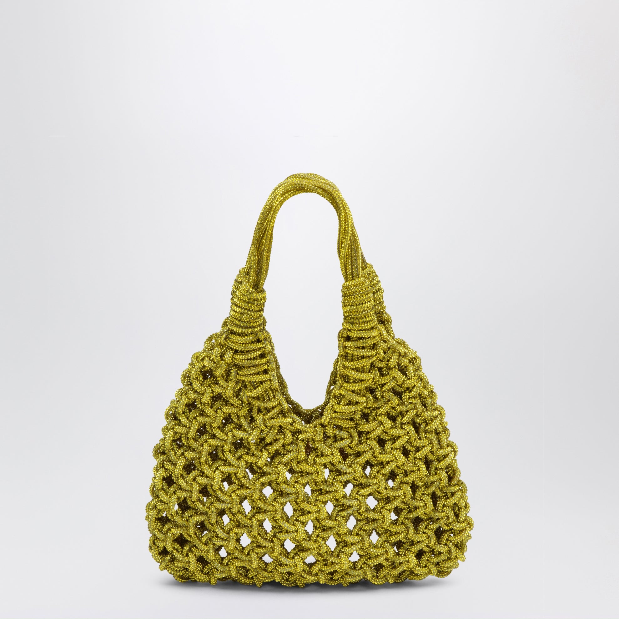 Vannifique citrine yellow bag with crystals