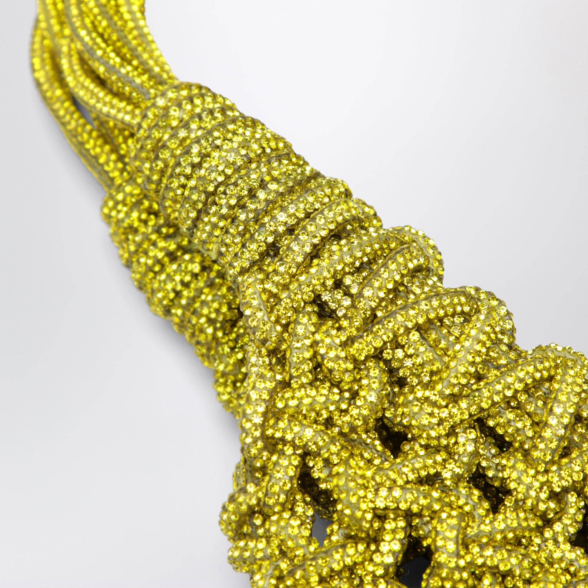 Vannifique citrine yellow bag with crystals