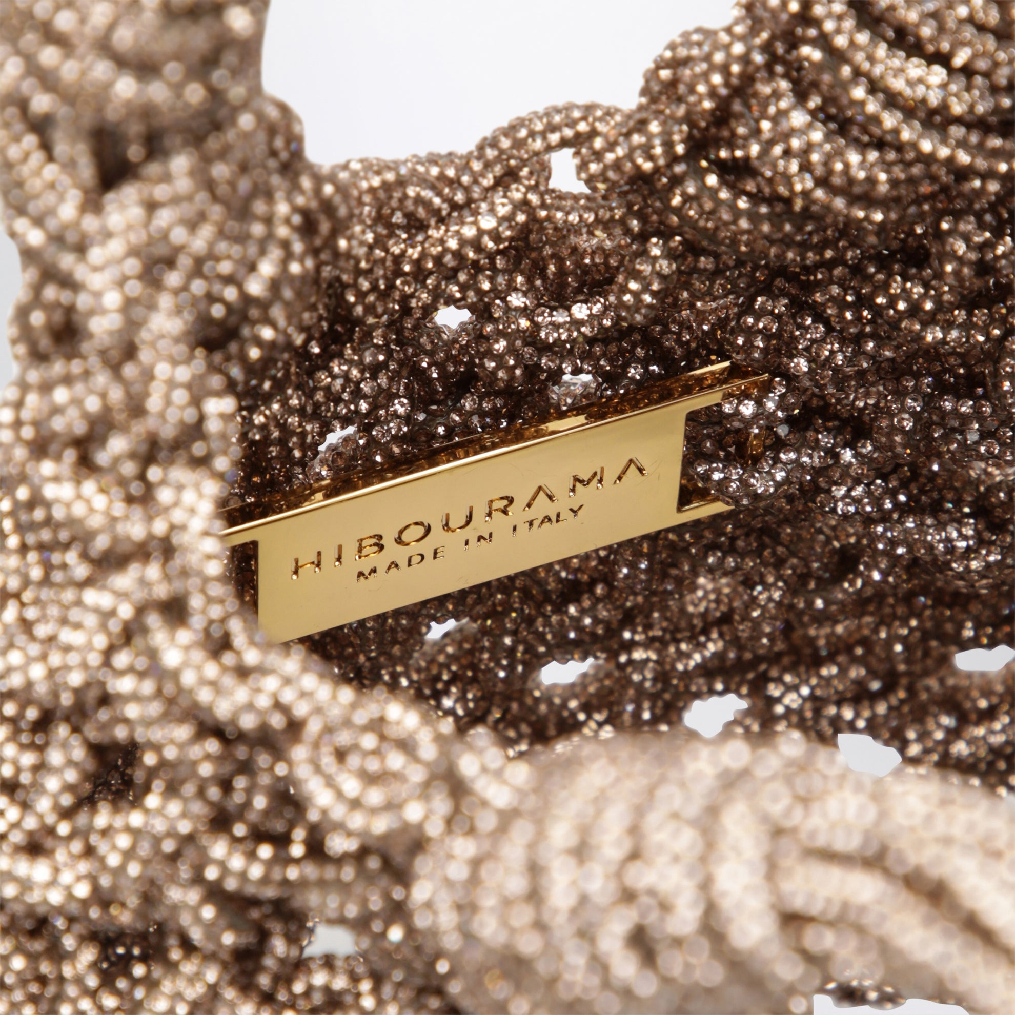 Vannifique peach bag with crystals