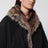 Schwarzer Charone-Kurzparka aus Polyester