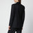 Black double-breasted pinstripe jacket