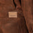 Veste marron en daim effet vintage
