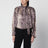 Blusa Laraya in seta con stampa pitone beige