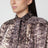 Beige Laraya blouse in silk with python print
