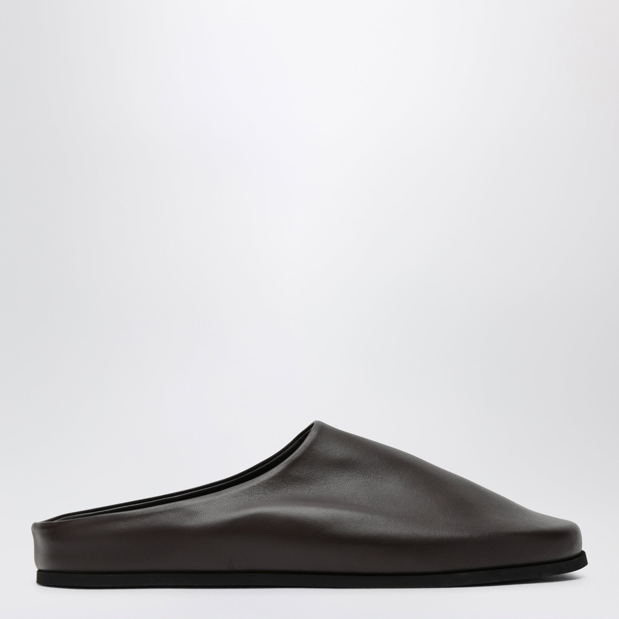 Mules Vico en cuir couleur espresso