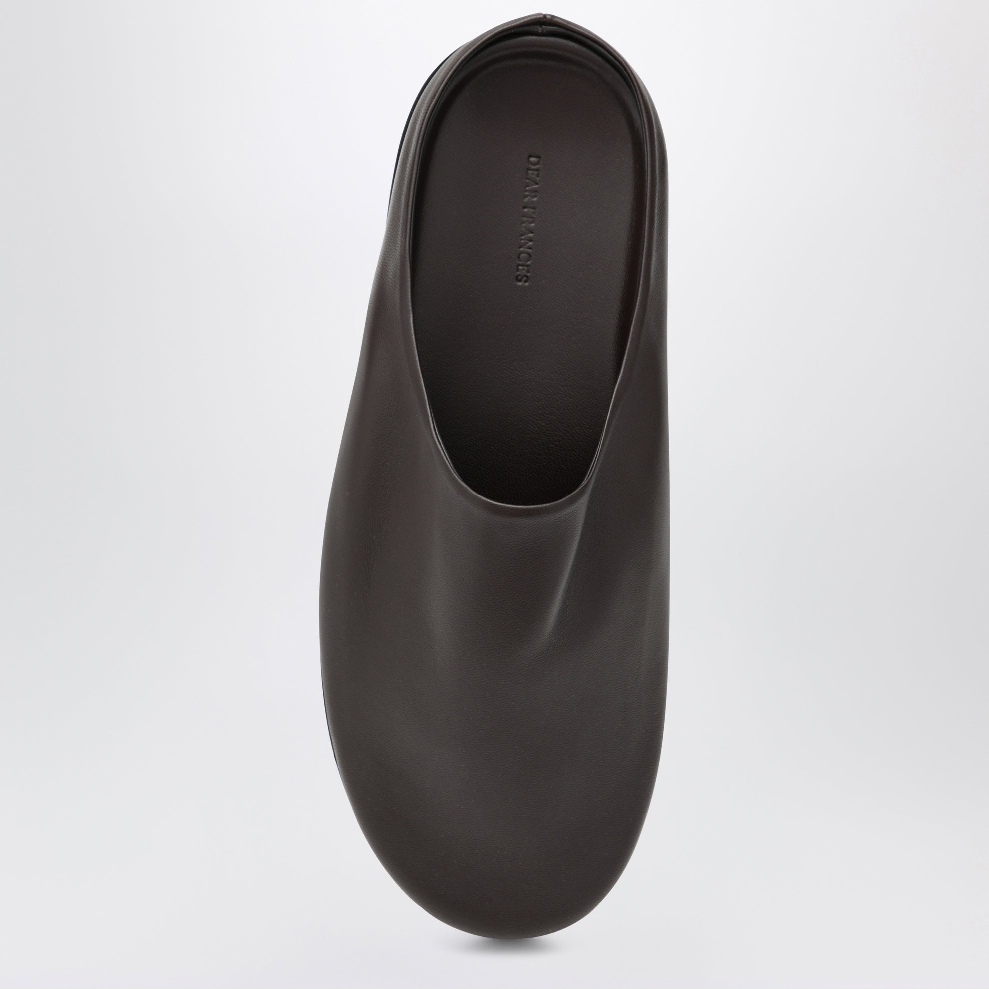 Mules Vico en cuir couleur espresso