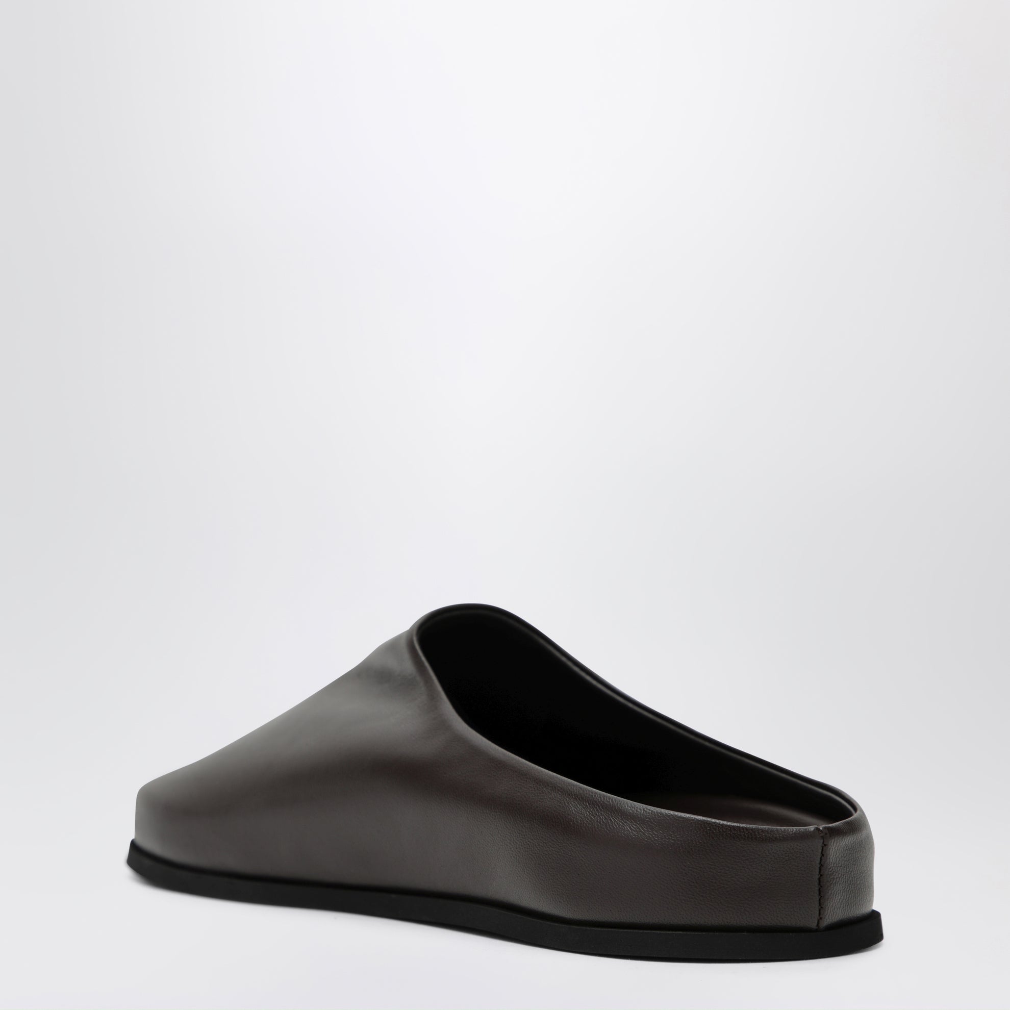 Mules Vico en cuir couleur espresso