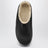 Slipper Shoes noires en cuir avec intérieur en shearling