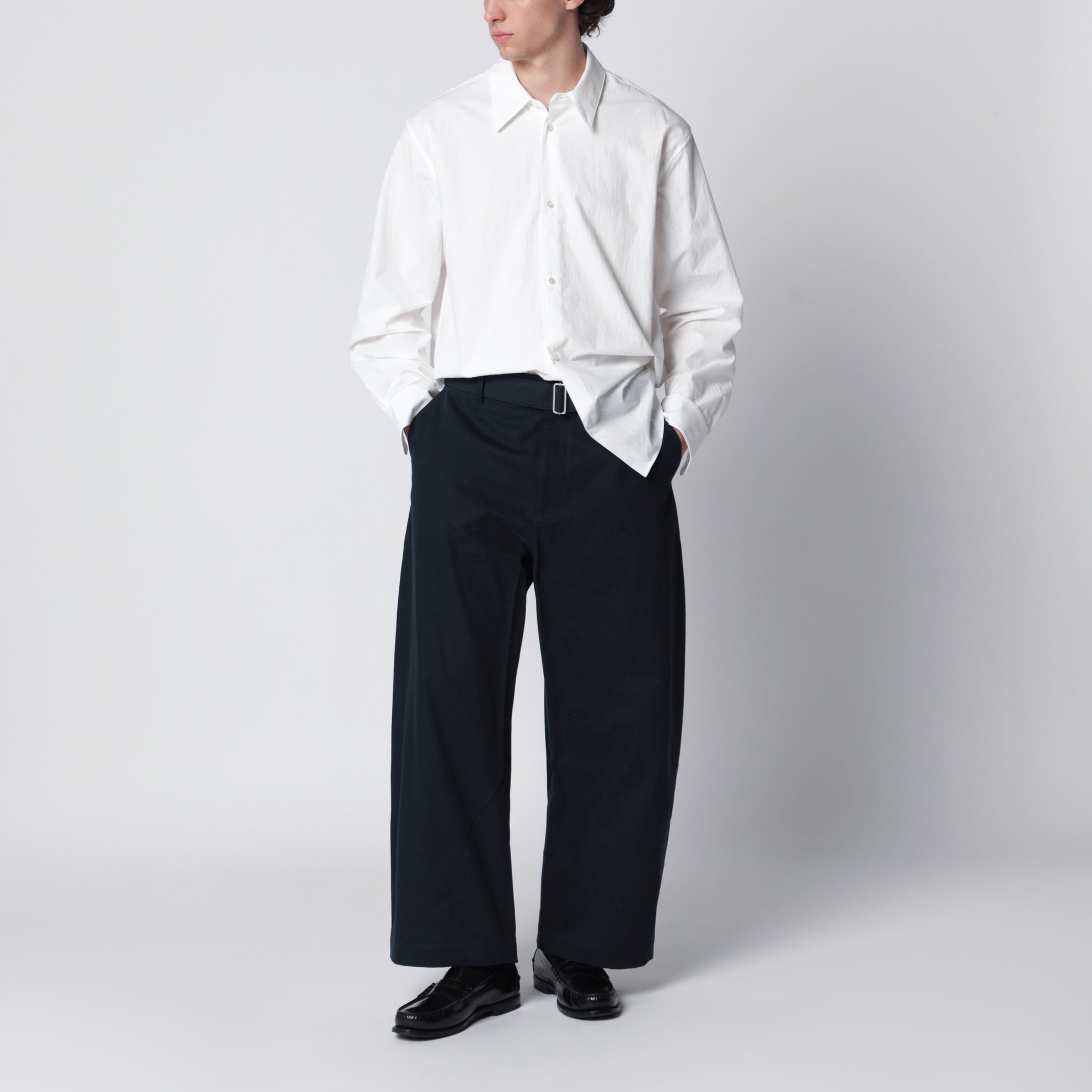 Camicia bianca in cotone