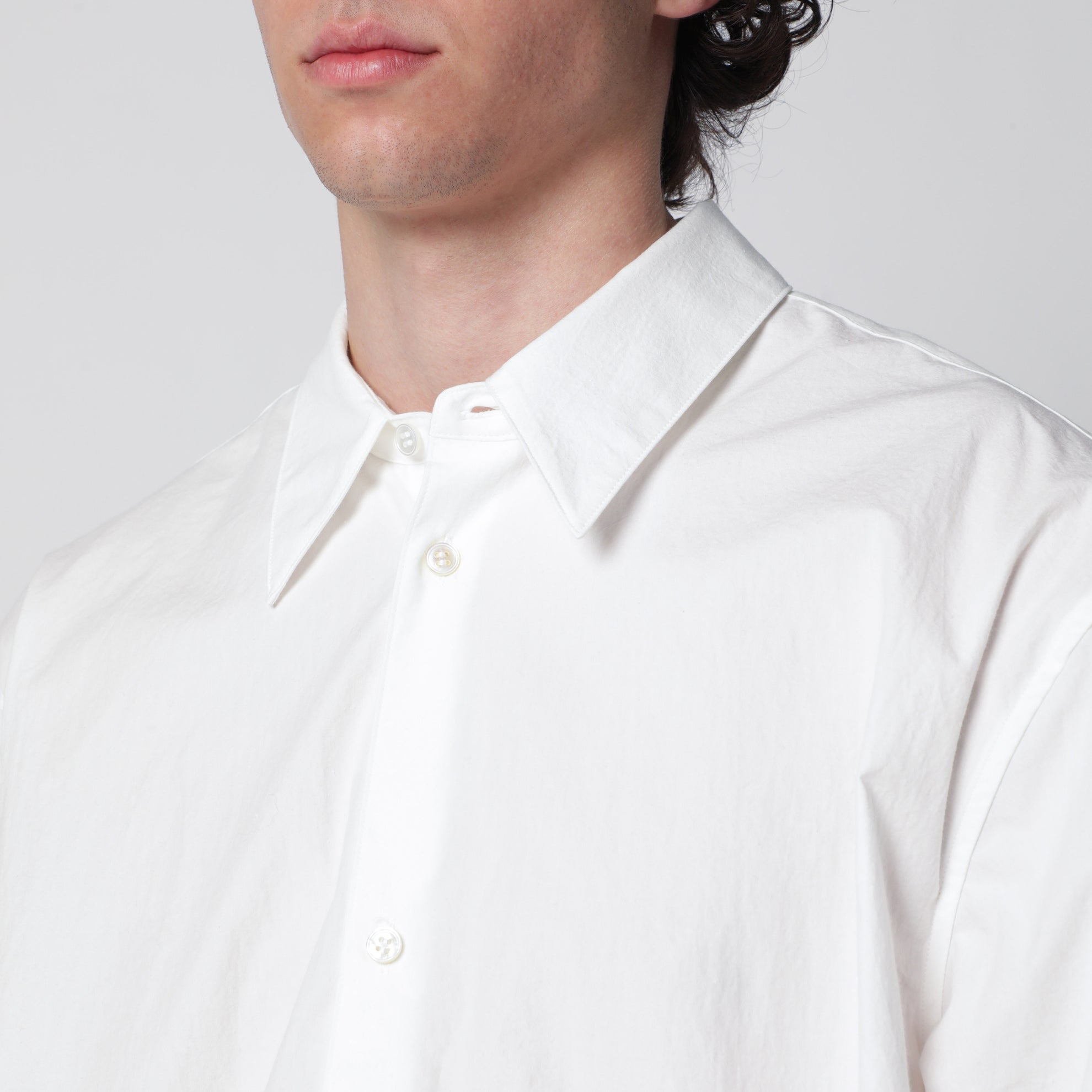 Camicia bianca in cotone