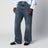 Vega dark blue vintage-effect jeans