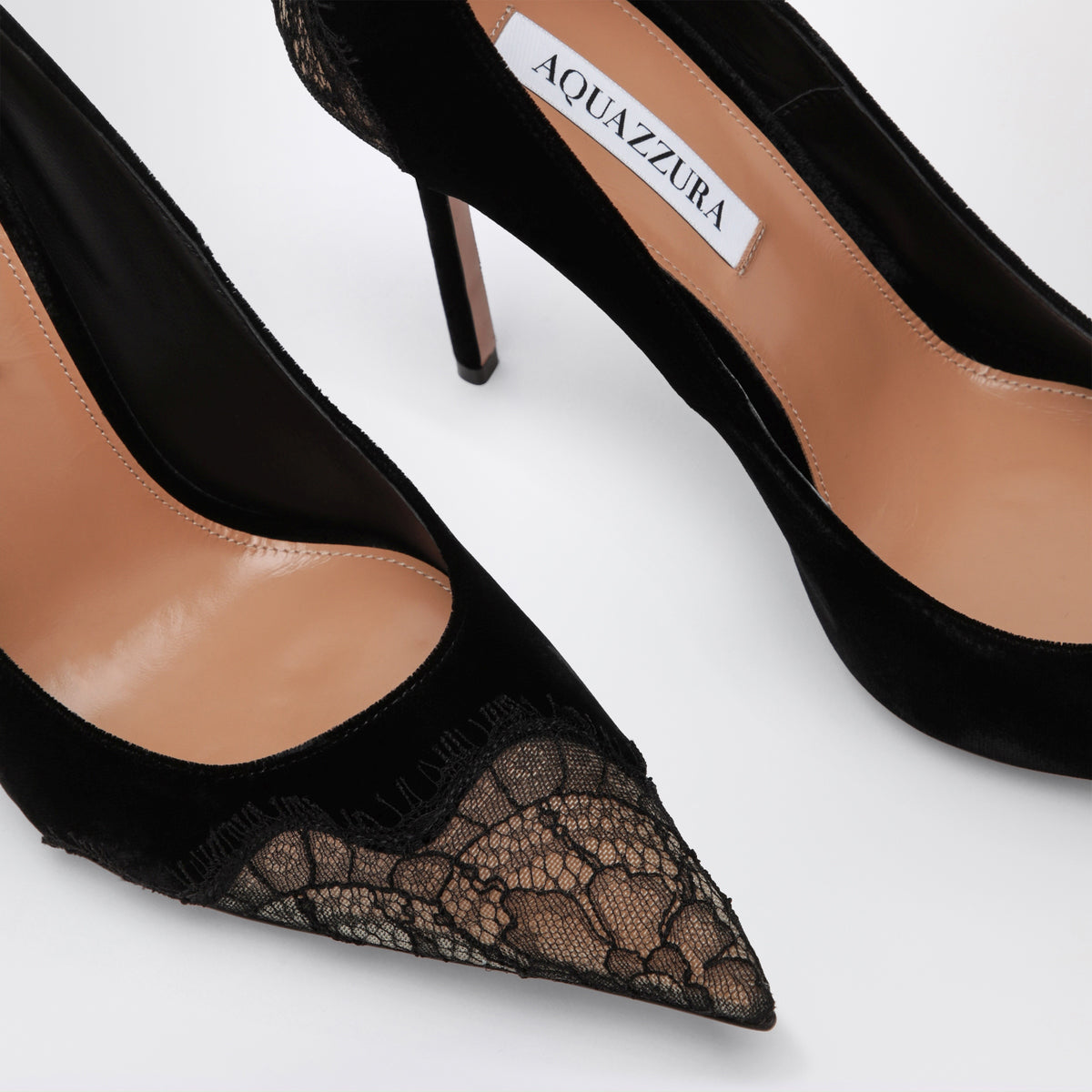 Meadow 105 black velvet pumps