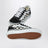 Baskets Old Skool blanches/noires avec motifs à carreaux