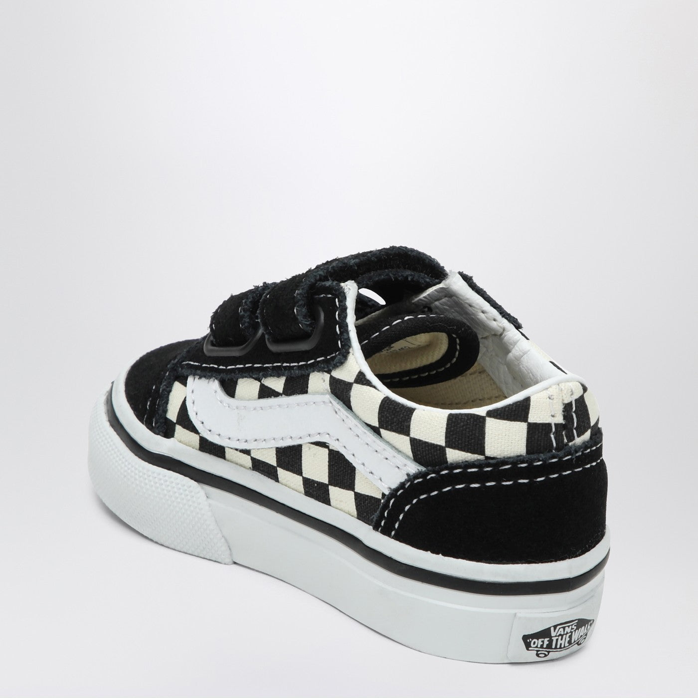 Old Skool sneakers white/black with Check pattern