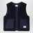 Wendbare Weste in Marineblau aus Sherpa-Fleece