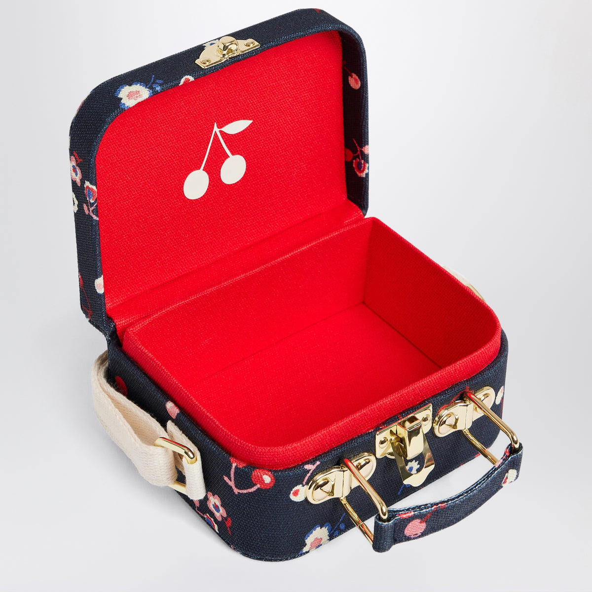 Aimane suitcase in printed canvas