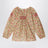 Blouse Poldie en coton bio à fleurs
