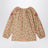 Blouse Poldie en coton bio à fleurs