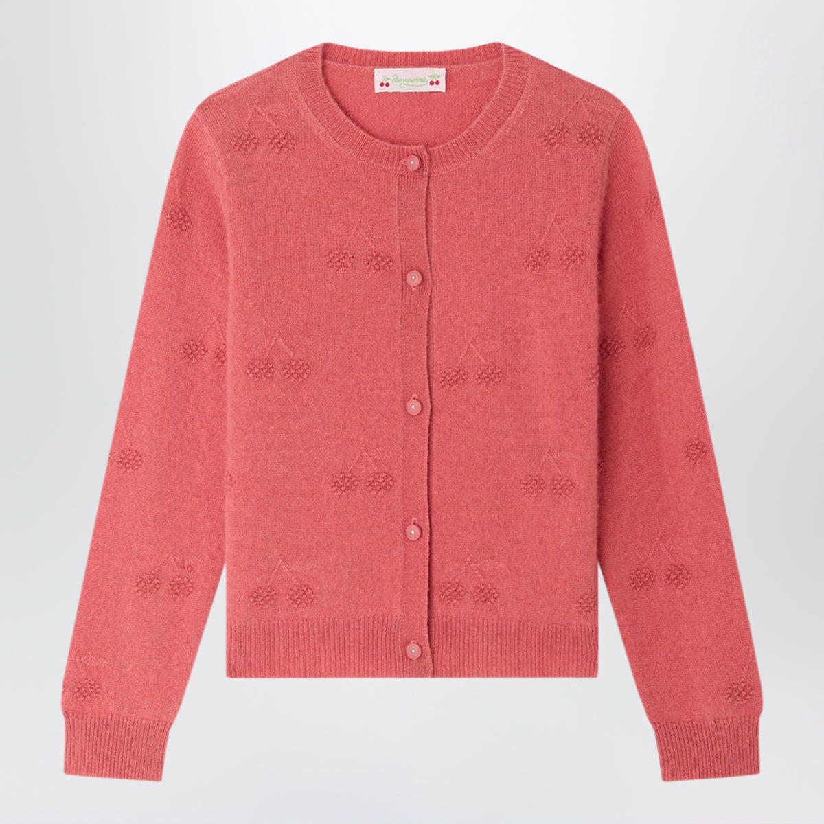 Manon Raspberry Cashmere Cardigan