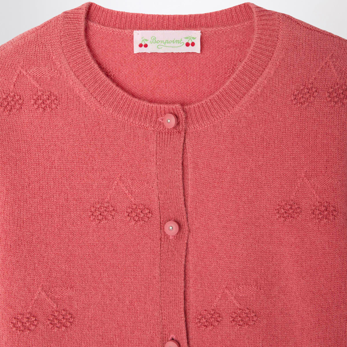 Manon Raspberry Cashmere Cardigan